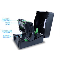 Printer Barcode Tiket Thermal Transfer Langsung Dual Fungsi TSC TE310/210 High Speed Desktop Thermal Transfer Direct Thermal 203DPI 300 DPI