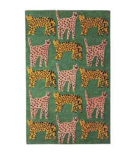 Juego térmicas modernas de Alfombras anudadas a mano de lana acolchadas resistentes a las manchas - Product Image 2