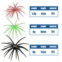 MISTER LURE Nouvelle Taille Leurre Souple 20mm 25mm 32mm Leurre de Pêche Urchin pour Black-bass et Truite Spécial OEM TPE Leurre Urchin Marin