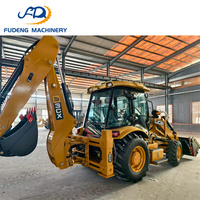 Günstigster Preis Gebrauchter JCB 3CX Baggerlader 4x4x4 1,2m³ Schaufel Erdbewegungsmaschine für Landwirtschaft und Bauwesen