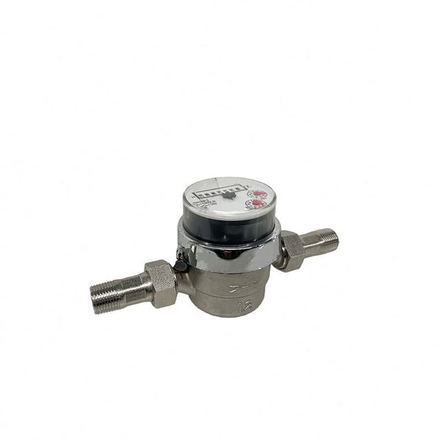 Best Selling Single-jet Remote Read Water Meter for Municipal Supply Dry Dial Display with Pulse Output