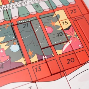 Custom 24-Day Christmas Advent <b>Calendar</b> Gift Paper Box Packaging - Product Image 2