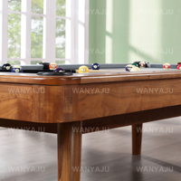 Table de billard à manger au design vintage du milieu du siècle Table de billard rustique professionnelle en ardoise finition naturelle à vendre