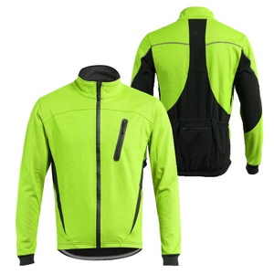 Men's Customized <b>Stand</b> Collar Zipper Closure Sporty Autumn Outerwear Regular Fit Breathable Knitted <b>Cycling</b> MTB Jacket - Product Image 2