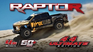 Traxxas F-150แร็พเตอร์ R 4X4สเกล1/10ไม่มีแปรง VXL-3s ESC ไฟ LED แบบ self-righting มีใบอนุญาต RC off-road <span class=keywords><strong>basher</strong></span> - Product Image 2