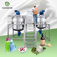 Miel sous vide émulsionner 50l 200l 500l 1000l homogénéisateur mélangeur à haut cisaillement mayonnaise faire la machine avec levage