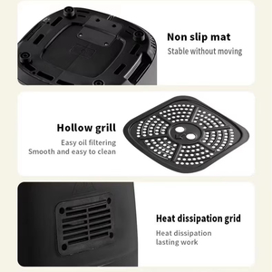 Friteuse électrique intelligente à écran tactile numérique de 8L avec logo personnalisé du fabricant Four grille-pain Cuisine domestique facile Cuisine allemande - Product Image 6