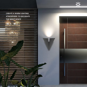 SKD Sunsir Lámpara de pared de avión para exteriores Estilo simple Luz de pared de jardín Aplique de pared IP65 - Product Image 4