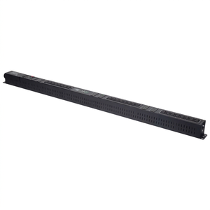 PDU pour rack industriel avec plusieurs prises CA, câble d'entrée long et fiche robuste pour armoires de serveurs - Product Image 1