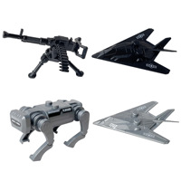 Nuevo Producto - Aeronave Invisible No Tripulada Hecha de Bloques de Construcción, Juguete de Perro Mecánico Biónico, Modelo de Ensamblaje de Bloques de Construcción