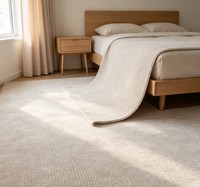 Tapis d'exposition en polyester non tissé aiguilleté de haute qualité, à rayures côtelées, pour événements, scènes, intérieur et extérieur, en rouleau