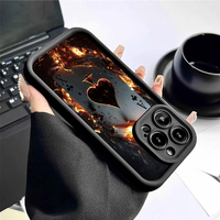 Cover per Telefono in TPU Antiurto con Stampa Poker e Design a Scala per iPhone 11 12 13 14 15 16 17 18 Pro Max
