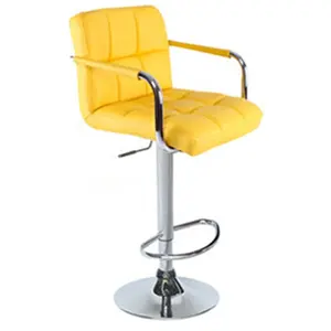 K6-chaise haute en métal, barre pivotante moderne, pivotante, réglable en hauteur, siège de barre de stable, pour hôtel et bar
