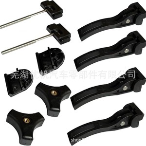 Kit de remplacement de couvre-benne rigide pliable, 6 boulons en T, fixation arrière, fixation avant, ajustement universel, construction en acier - Product Image 4