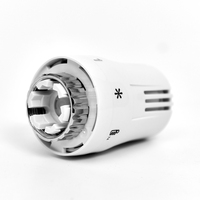 Tête de radiateur thermostatique TRV blanche OEM pour le contrôle de la température du chauffage central, pour vanne de radiateur