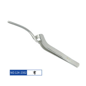 Fórceps Oclusales Dentales Rectos y Curvos de Acero Inoxidable, Fórceps Oclusales Metálicos y Soporte - Product Image 3