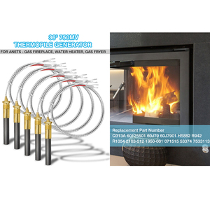 Sensor de Temperatura para Chimenea de Gas, Termopila de 750 mv para Chimenea/Freidora de Gas/Horno - Product Image 6