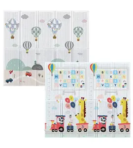 크롤링 소프트 Eva Tpu 메모리 폼 대형 어린이 유아 어린이 아기 놀이 퍼즐 방수 접이식 접이식 바닥 매트