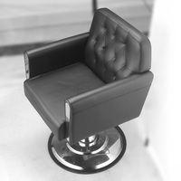 Fauteuil de Barbier BEIMENG Prêt à Expédier En Stock Expédition Rapide Siège en Cuir Cadre en Acier Pompe Robuste Équipement de Salon Mobilier