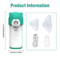 Mini inhalateur rechargeable nouveau type de nébuliseur à mailles médicales à faible bruit pour enfants et adultes pour la thérapie contre la toux et l'asthme