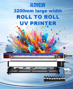 Imprimante jet d'encre UV XP600 grand format 3,2 m pour affiches publicitaires extérieures, panneaux d'affichage, étiquettes et planification de mariages, impression rouleau à rouleau sur flex - Product Image 6