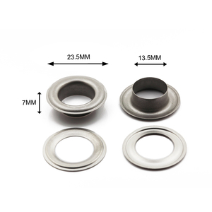 Nhà sản xuất mắt cáo chuyên nghiệp, mắt cáo và khuyên kim loại mạ bạc sáng bóng 13,5 mm dành cho túi xách - Product Image 2