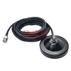 75MM Diamètre Top BNC Femelle Type Socket Car Radio <span class=keywords><strong>Antenne</strong></span> Aimant Base Support RG58 Câble - Product Image 1