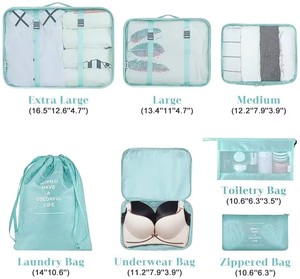Organizador de Equipaje de Viaje Plegable de Una y Dos Capas, Impermeable, Multifuncional, de Poliéster Oxford, con Bolsa de Almacenamiento Metálica - Product Image 6