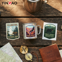 Autocollants adhésifs Yingao, découpe personnalisée, vintage, imperméables, résistants aux UV, adhésif puissant, durables, pour voiture, voyage, décalcomanie