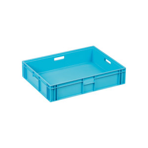 KT 8616 Heavy Duty Industrial Solid <b>Box</b> Stackable Plastic Storage <b>Crate</b> Container for Logistics - Product Image 1