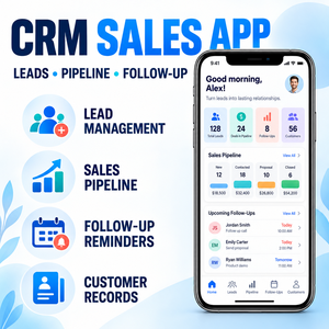 Desarrollo de Aplicaciones CRM (Gestión de Relaciones con Clientes) Personalizadas <span class=keywords><strong>para</strong></span> iOS y Android con Gestión de Cuentas Potenciales y Gestión de la Fase de Ventas LionCreate - Product Image 2