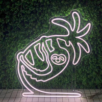 Décoration murale lumineuse en acrylique personnalisée, logo lumineux personnalisé pour boutique, salle, bar, restaurant, enseigne au néon, enseigne personnalisée pour entreprise, logo personnalisé pour intérieur