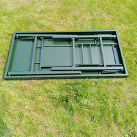Pieds de table modernes en acier vert pliable en métal pour le bureau, la cuisine, le salon, la salle de sport et l'hôtel.