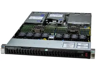 Supermicro Hyper SuperServer SYS 121H TNR 1U Intel Xeon Scalable 32 DDR5 DIMM 8 baies NVMe à échange à chaud 3 PCIe 5.0 Serveur GPU 1U