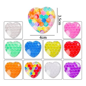 Mini 3.5cm kalp şeklinde sıkmak su boncuk stres giderici oyuncak ADHD için - Product Image 6