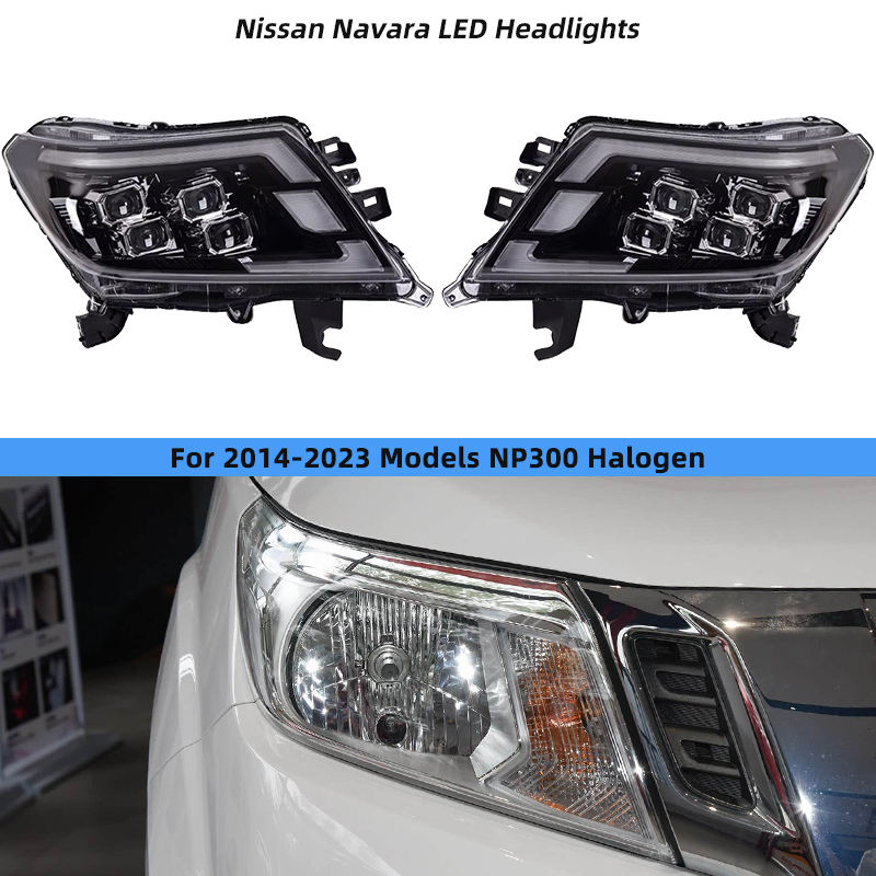 สำหรับ Nissan Navara ฮาโลเจน
