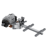 Briques minces militaires, figurines de lutteurs nains MOOXI, armes et armures, ensembles de blocs armés, jouets de construction, figurines d'action d'anime
