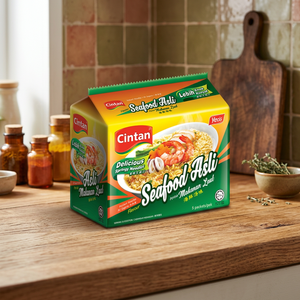 Cintan 6 Pack X 75G Seafood Asli Flavour Fried <b>Instant</b> Noodles Authentic Taste 2-Minute Cook Time YEO'S Seafood Lovers - Product Image 3