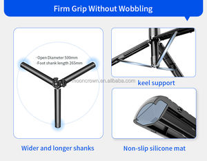 C07 Venta caliente 360 Rotación Equipo de podcast de mano Soporte de teléfono <span class=keywords><strong>celular</strong></span> Soporte de trípode Expansión <span class=keywords><strong>2</strong></span> <span class=keywords><strong>metros</strong></span> trípode selfie stick - Product Image 3