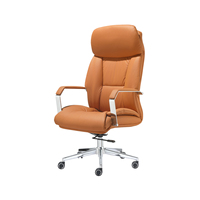 Chaise de bureau de direction en cuir PU à dossier haut, prix bas, luxe, haute qualité, ergonomique