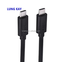 Câble de transfert de données USB C Usine de haute qualité PD 20V 5A 100W Charge rapide 10Gbps câble usb 3.1 vers type c