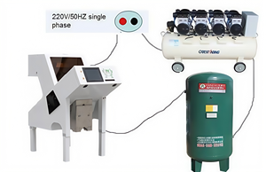 Macchina automatica per la selezione di semi di girasole ad alta velocità di smistamento del colore dei semi di zucca per vari semi di fagioli - Product Image 4