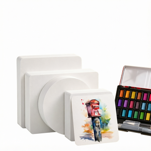 Bloc de papier aquarelle Fontainebleau C3 300 g/m² 100 % coton pour étudiants et artistes - Formes carrées/rondes/rectangulaires - Product Image 1