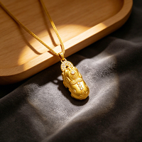 Kalung Pixiu dengan Koin Inlay Produsen Perhiasan Merek Cina TL01139