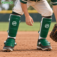 Protège-tibias et protections de pieds YumuQ en PU souple pour l'entraînement au baseball et au softball – Fabrication OEM/ODM
