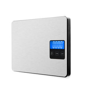 Balance de cuisine numérique haute précision 1g, écran LCD rétroéclairé haute définition, acier inoxydable, pour la phytothérapie, les bijoux, l'usine - Product Image 1