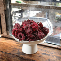 Thé de fleurs d'hibiscus séchées en vrac Hibiscus Sabdariffa pour mélange de tisanes, emballage en sachet ou en bouteille
