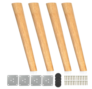 Patas de Muebles de Madera de Roble al por Mayor para Reemplazo de Gabinetes, Sofás, Sillas y Mesas - Product Image 4