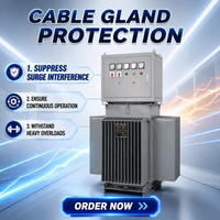 Armoire de contrôle de stabilisateur de tension triphasé immergé dans l'huile 500KVA TNSJA 0-650V réglable, régulateur de puissance à induction industrielle