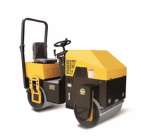 Rouleau compresseur à double tambour FVR-650D à conducteur marchant à pied pour le compactage de l'asphalte et du sol – Approvisionnement direct